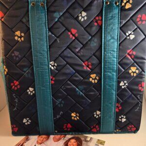 Luglife Trotter Storage Bag in Paws Navy